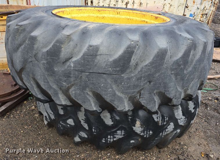 image for item EH8926 (2) 20.8-38 tires and wheels