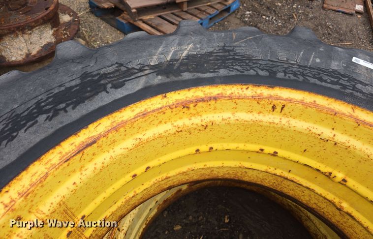 image for item EH8926 (2) 20.8-38 tires and wheels