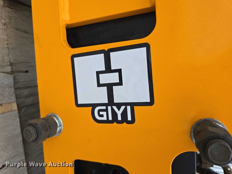image for item EH8994 2024 GIYI 680 skid steer post driver