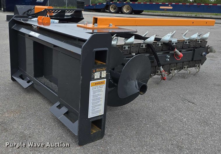 image for item EH8995 2025 Wolverine TCR-12-48H skid steer trencher