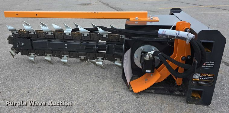 image for item EH8995 2025 Wolverine TCR-12-48H skid steer trencher