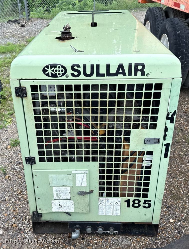 image for item EJ3690 Sullair 185 air compressor