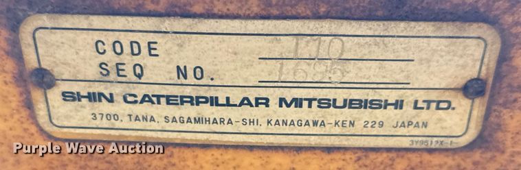 image for item EJ3692 1996 Caterpillar D4H XL dozer