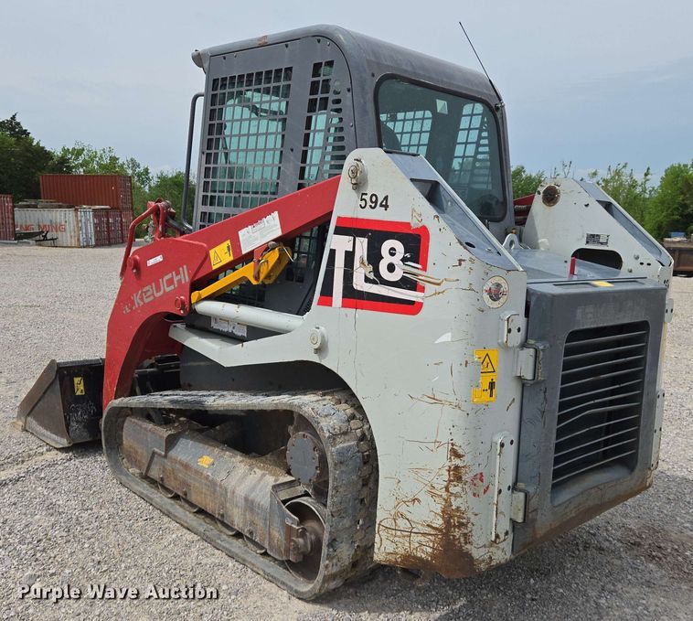 image for item EJ7535 2017 Takeuchi TL8 tracked skid steer loader