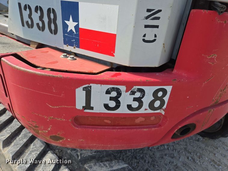 image for item EJ7536 2014 Takeuchi TB138FR mini excavator