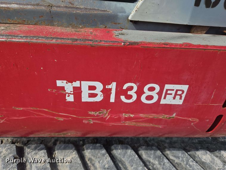 image for item EJ7536 2014 Takeuchi TB138FR mini excavator