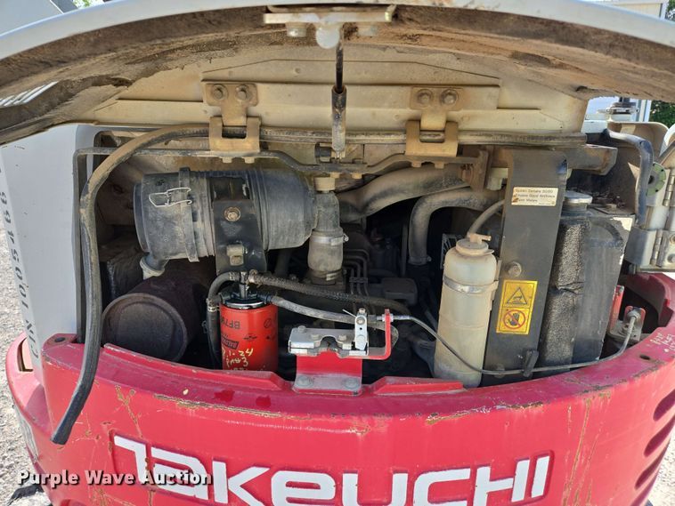 image for item EJ7536 2014 Takeuchi TB138FR mini excavator