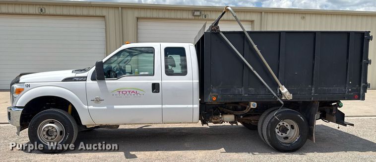 image for item EJ8781 2012 Ford F350 Super Duty XL SuperCab dump bed pickup truck