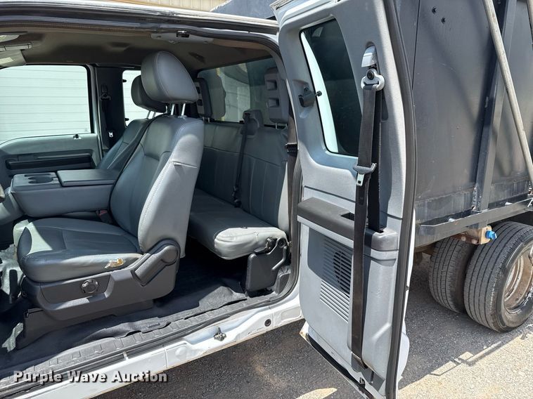 image for item EJ8781 2012 Ford F350 Super Duty XL SuperCab dump bed pickup truck