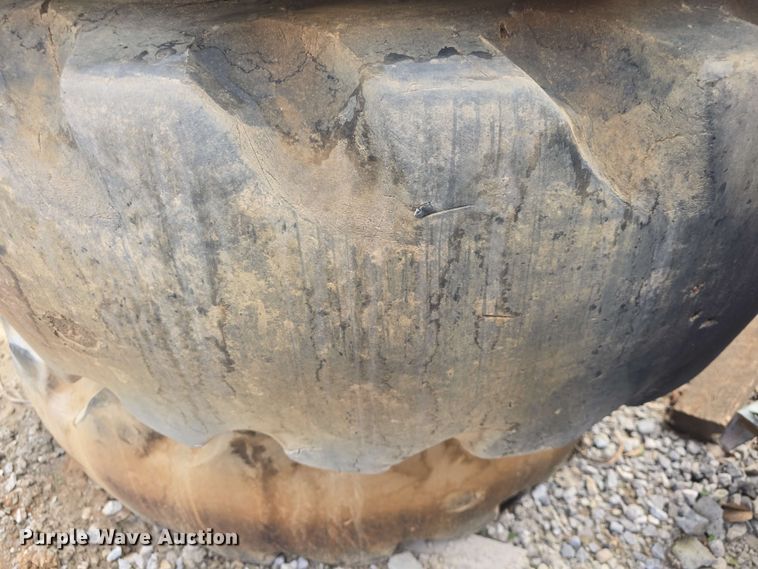 image for item EK5222 (4) Firestone 15.5-25 foam filled tires and wheels