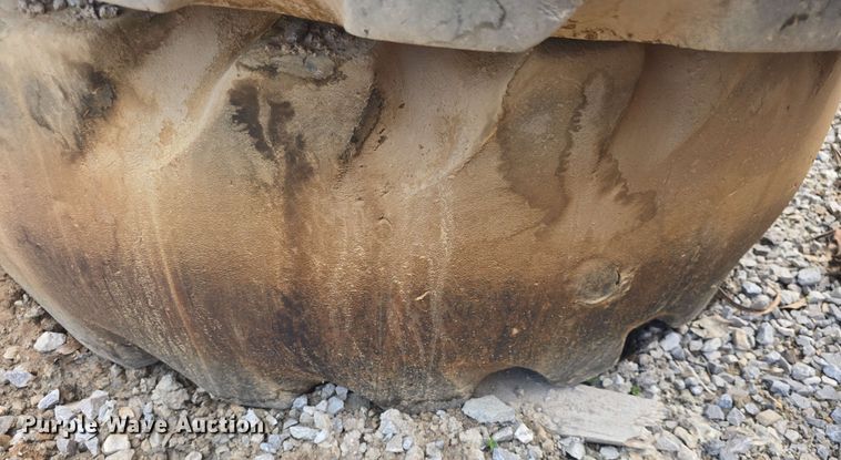 image for item EK5222 (4) Firestone 15.5-25 foam filled tires and wheels