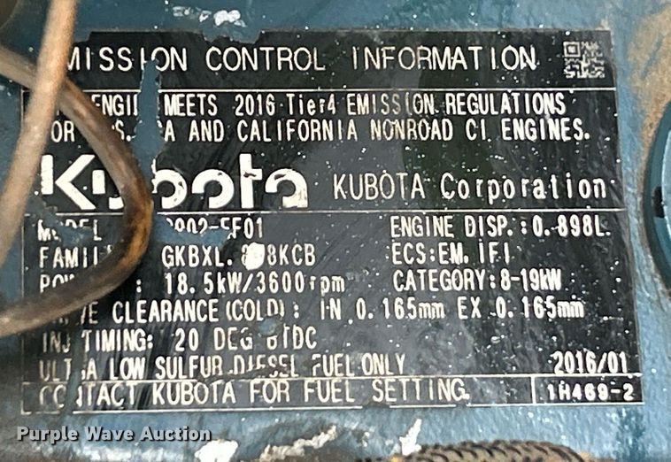 image for item EK8039 2016 Bobcat MT85 compact utility loader