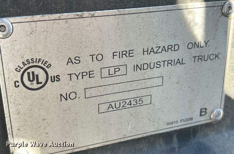 image for item EK8047 2017 UniCarriers PF50 forklift