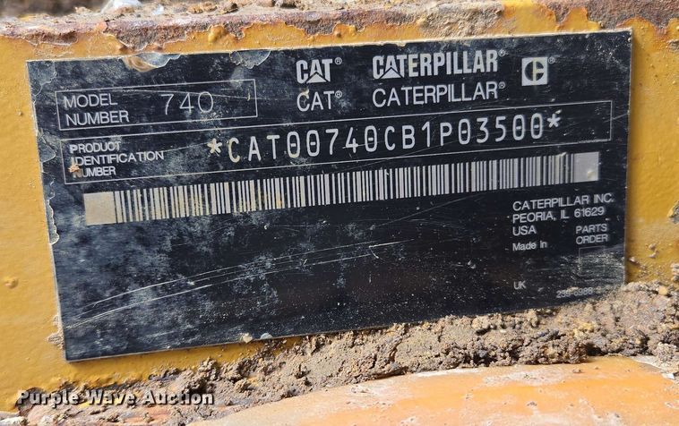 image for item EL2053 2008 Caterpillar 740 haul truck