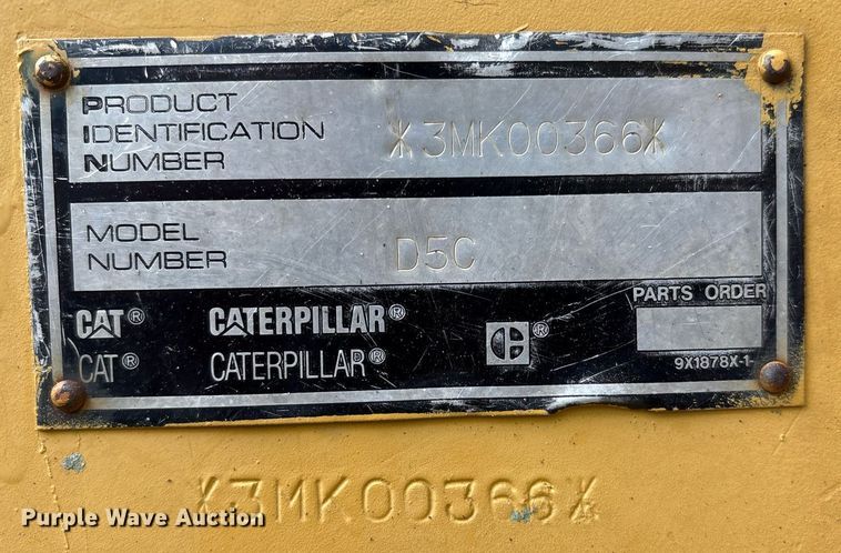 image for item EM2540 1993 Caterpillar D5C dozer