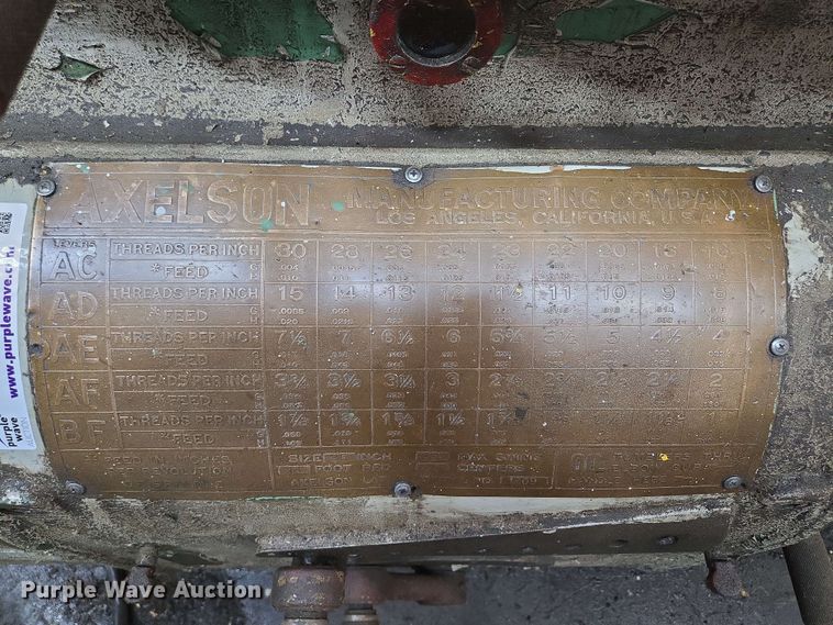 image for item EM7242 Axelson lathe