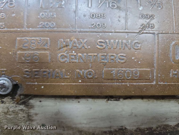 image for item EM7242 Axelson lathe