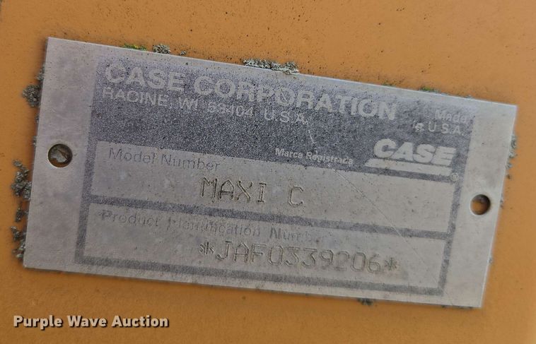 image for item EM7271 2001 Case Maxi Sneaker C vibratory cable plow