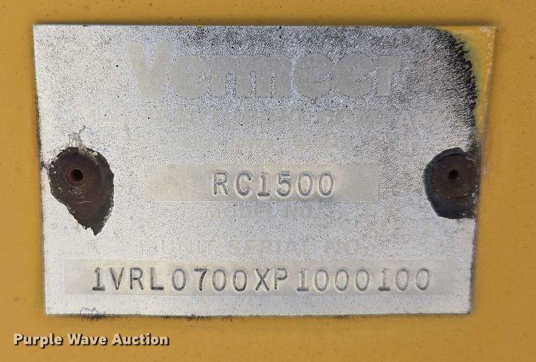 image for item EM7273 1993 Vermeer V4750 vibratory cable plow