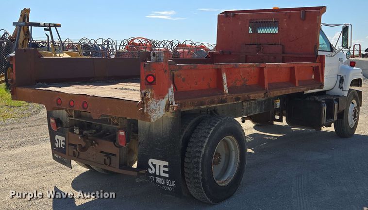 image for item EM7274 1993 Chevrolet C7 dump flatbed truck