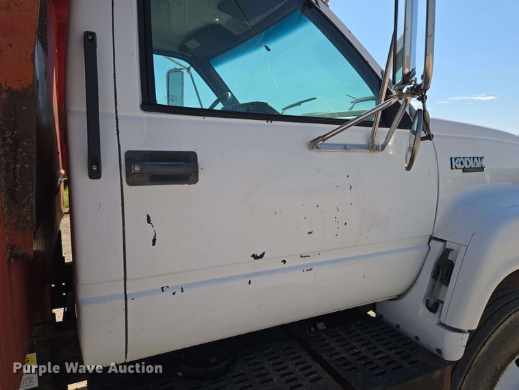 image for item EM7274 1993 Chevrolet C7 dump flatbed truck