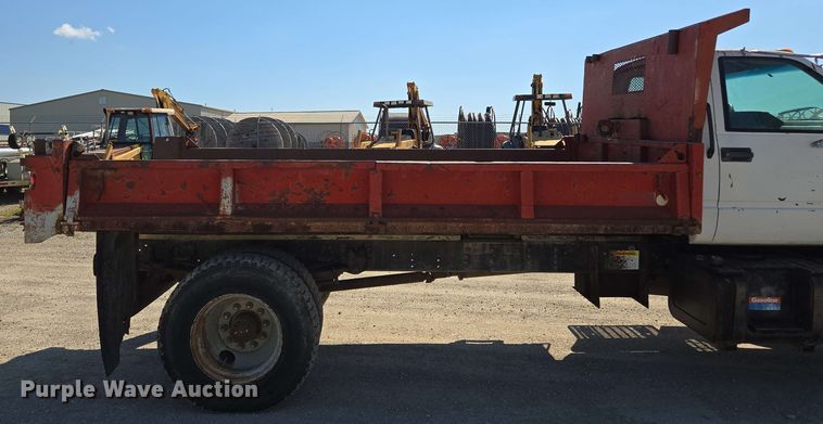 image for item EM7274 1993 Chevrolet C7 dump flatbed truck