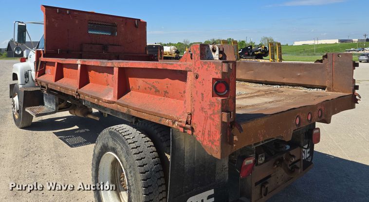 image for item EM7274 1993 Chevrolet C7 dump flatbed truck