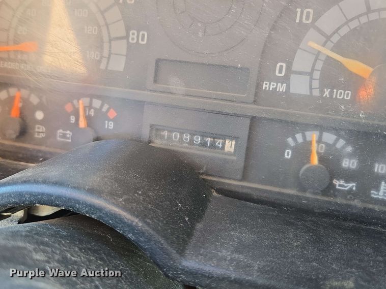 image for item EM7274 1993 Chevrolet C7 dump flatbed truck