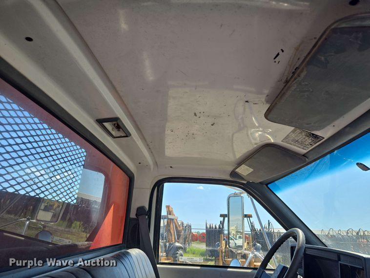 image for item EM7274 1993 Chevrolet C7 dump flatbed truck