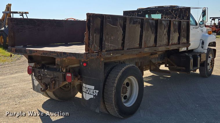 image for item EM7275 1996 GMC TopKick C5500 dump flatbed truck