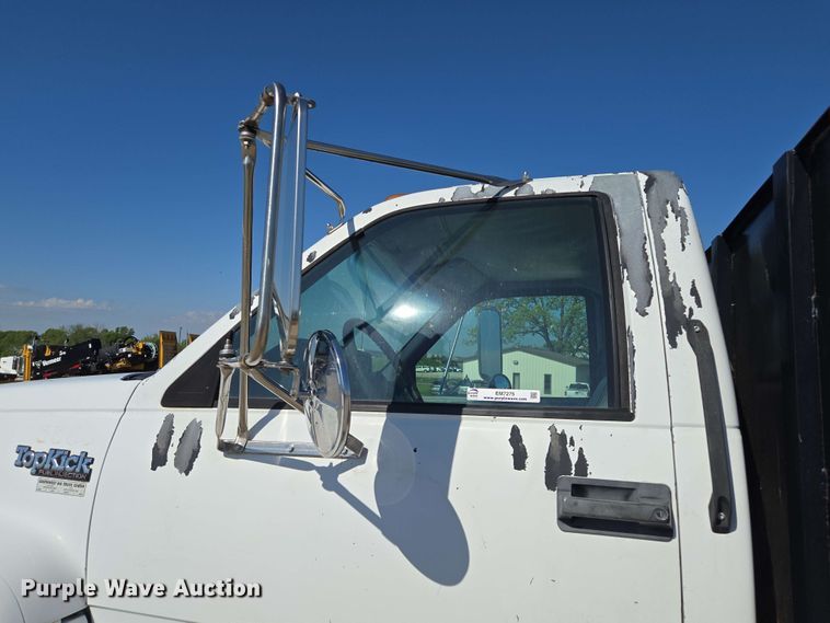 image for item EM7275 1996 GMC TopKick C5500 dump flatbed truck