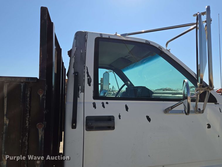 image for item EM7275 1996 GMC TopKick C5500 dump flatbed truck