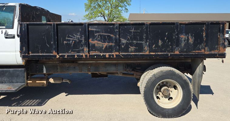 image for item EM7275 1996 GMC TopKick C5500 dump flatbed truck