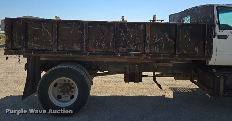 image for item EM7275 1996 GMC TopKick C5500 dump flatbed truck