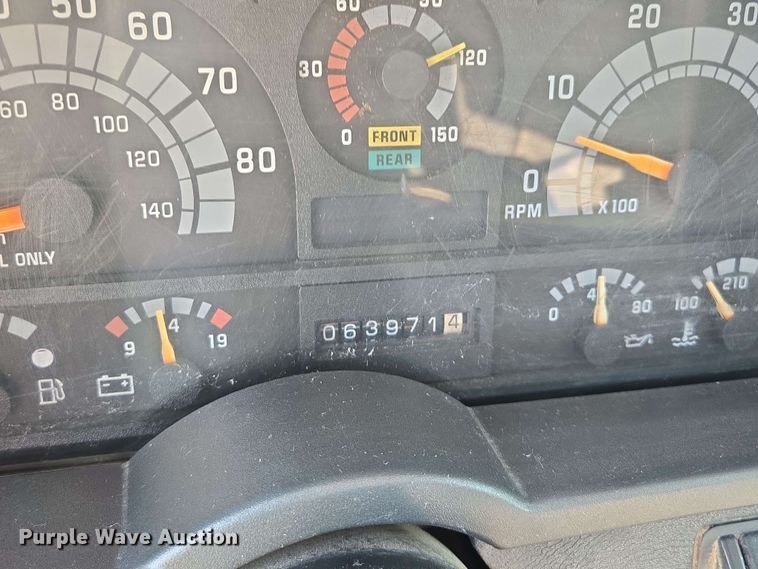 image for item EM7275 1996 GMC TopKick C5500 dump flatbed truck