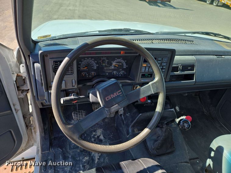 image for item EM7275 1996 GMC TopKick C5500 dump flatbed truck