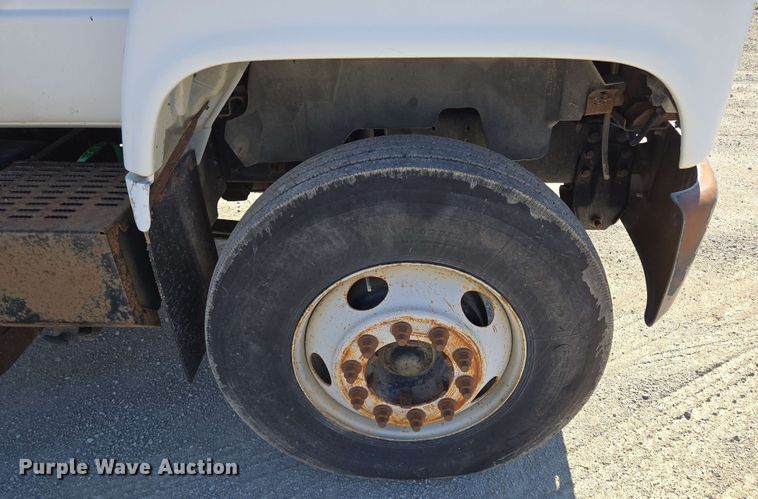 image for item EM7275 1996 GMC TopKick C5500 dump flatbed truck