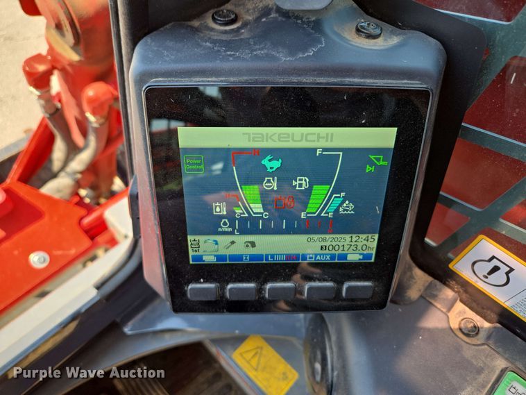 image for item EM7282 2023 Takeuchi TL12R-2 tracked skid steer loader