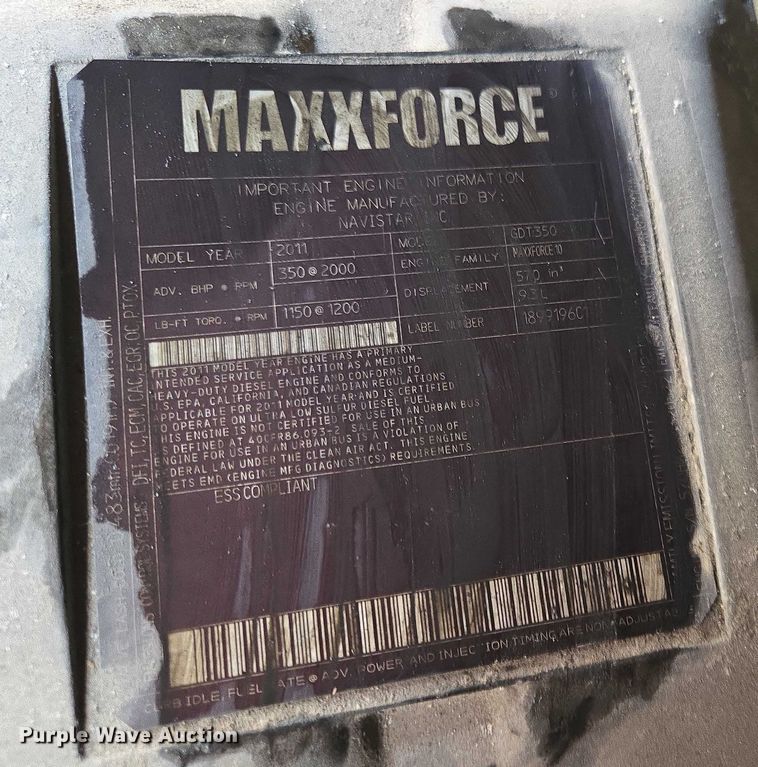 image for item EM7293 2012 International 7500 vacuum truck