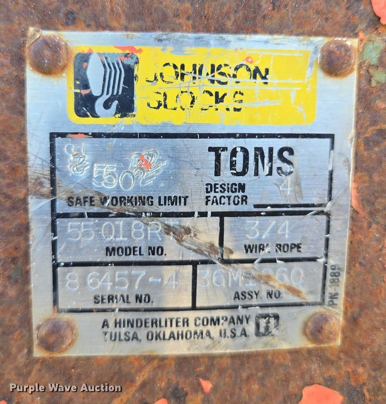 image for item EM7296 1981 Link-Belt HTC-50  crane