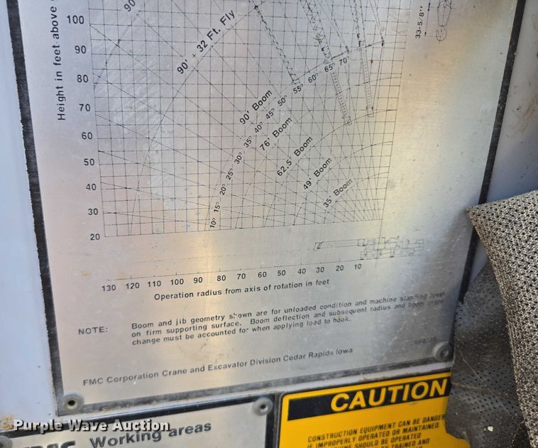 image for item EM7296 1981 Link-Belt HTC-50  crane