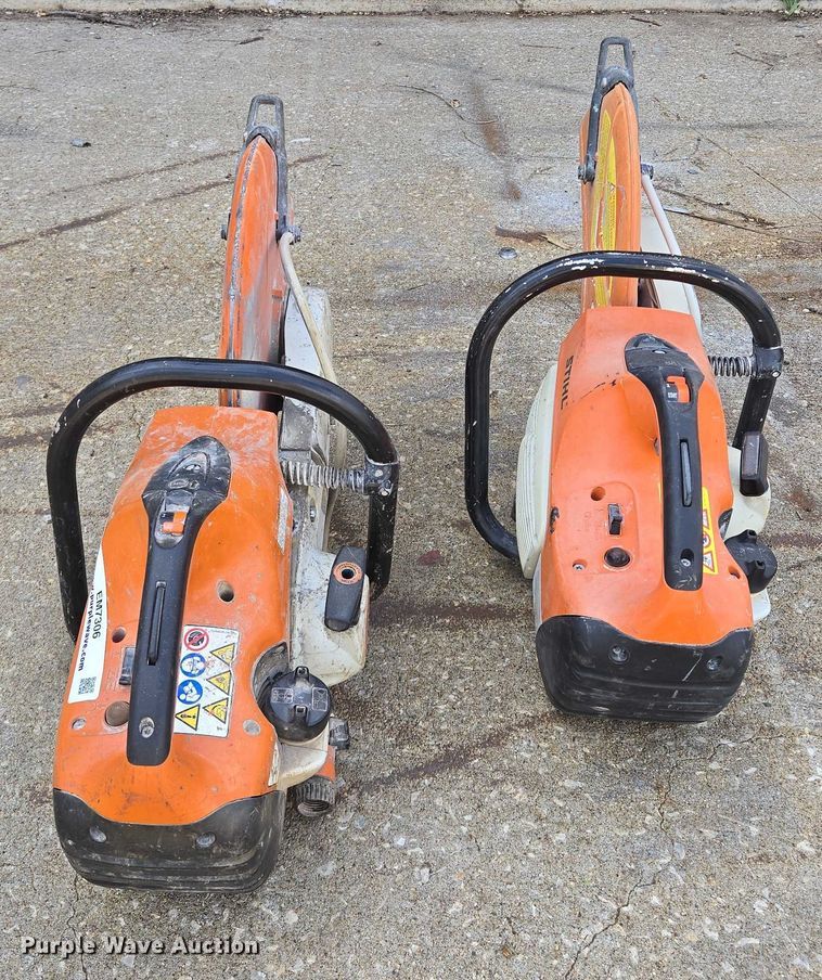 image for item EM7306 (2) Stihl TS420 concrete saws