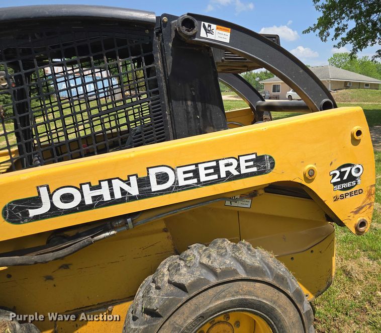 image for item EM7330 2003 John Deere 270 Series II skid steer loader