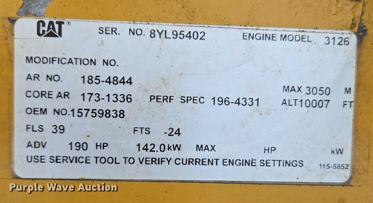 image for item EN3714 2001 GMC C6500 bucket truck