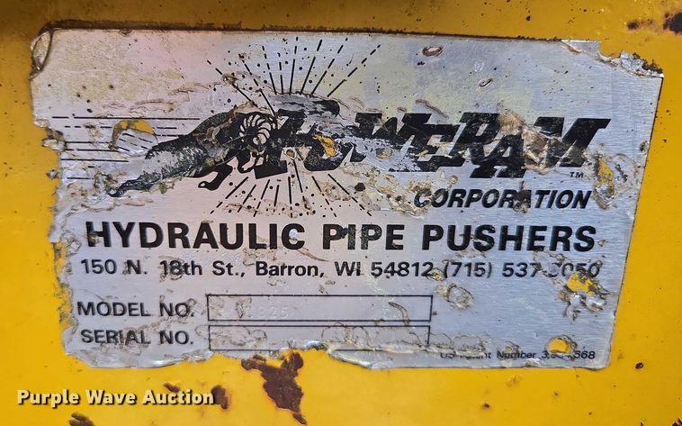 image for item EN3730 (2) PowerRam 1825 pipe pusher