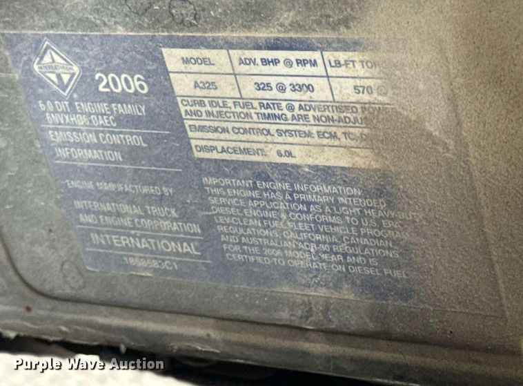 image for item EN4533 2006 Ford F550 Super Duty utility / service truck