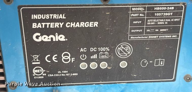 image for item EN4541 2012 Genie GR-20 vertical lift