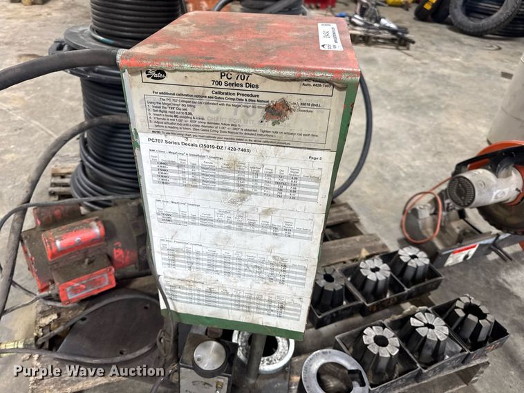 image for item EN4542 Gates PC707 hydraulic hose press