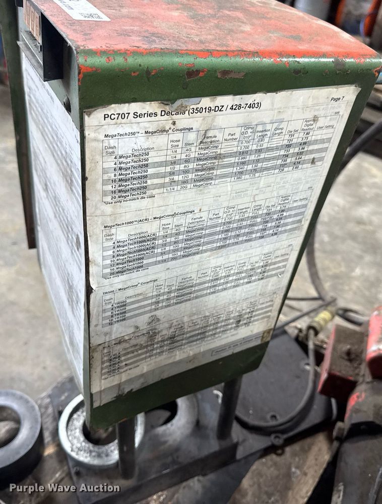 image for item EN4542 Gates PC707 hydraulic hose press