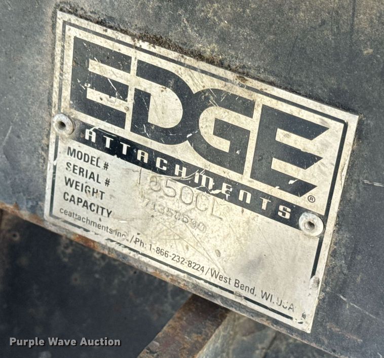 image for item EN4545 Edge 1650CL skid steer auger bucket